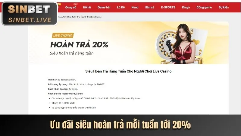 Thưởng Game Cụ Thể tại ebet casino